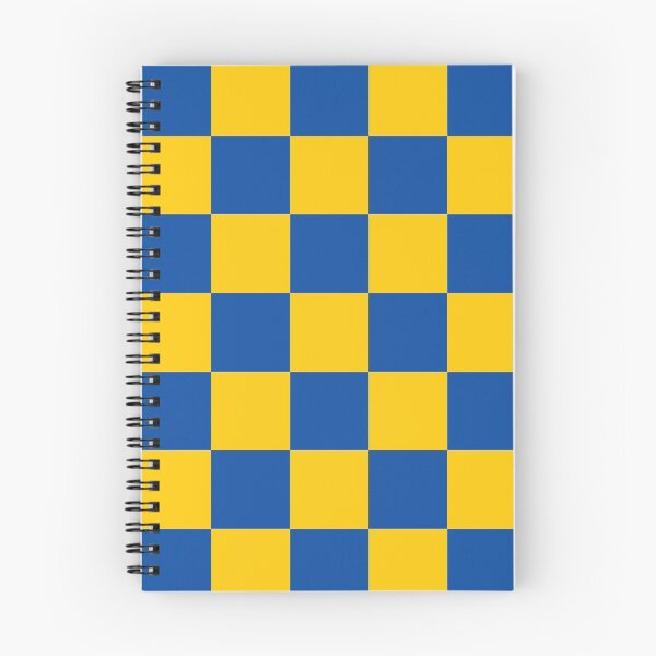 Item preview, Leeds United Blue and Yellow Checkered Fan Flag designed and sold by Sporting Colour.