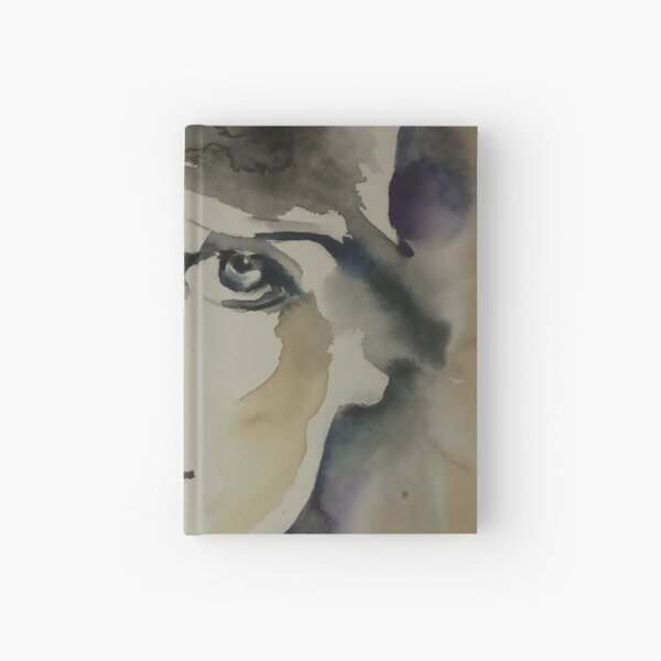 Madre con cappello - woman with hat Hardcover Journal