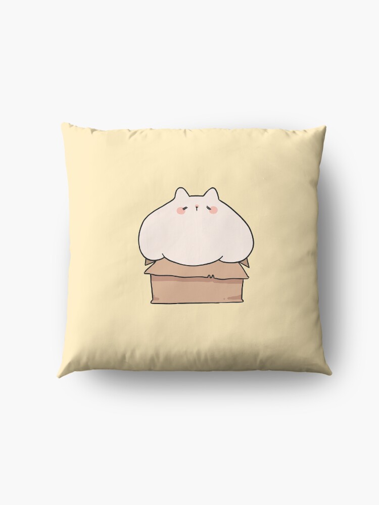 Alternate view of If I fits, I sits. Floor Pillow