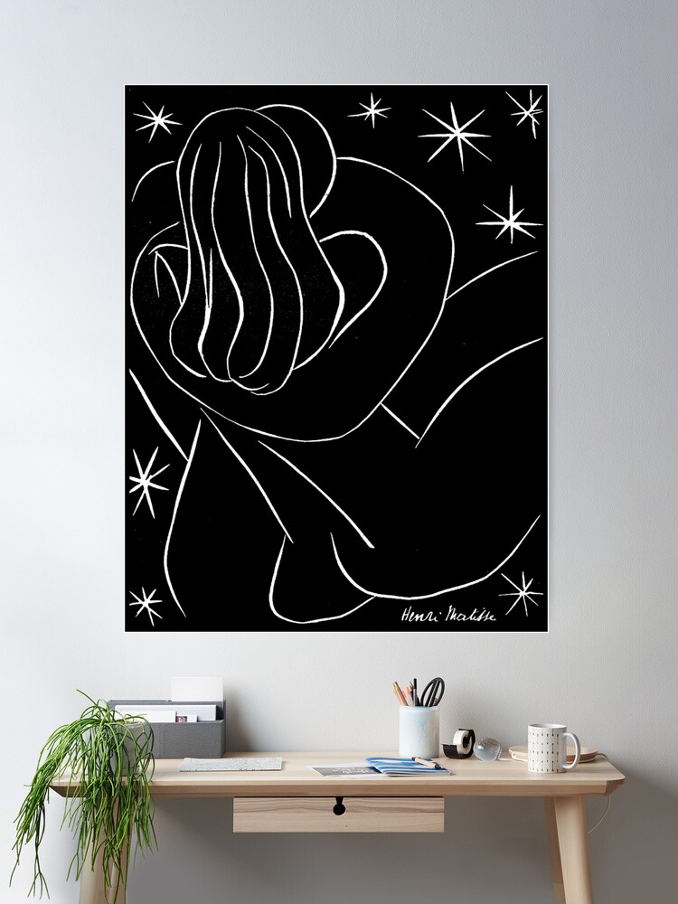 【DISCERNMENT】Matisse Vintage Painting Black Denim Matisse: Essence of Line | Impressionist & Modern Art
