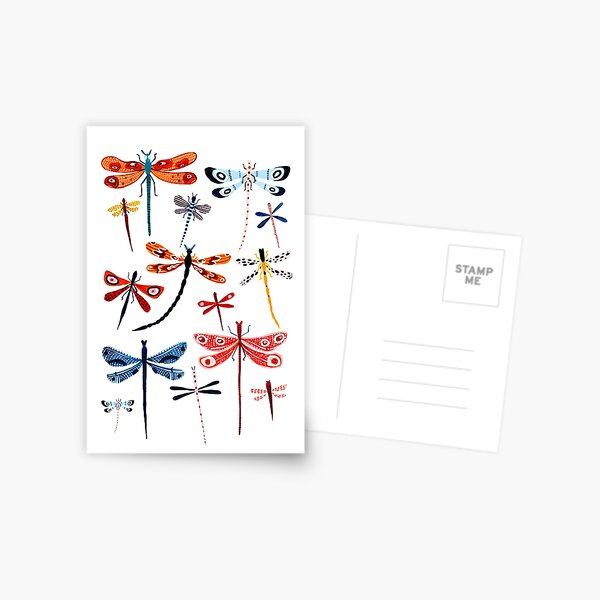 Item preview, Woodland Dragonflies designed and sold by Amber Davenport.