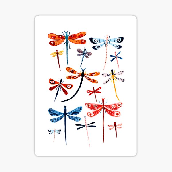 Item preview, Woodland Dragonflies designed and sold by Amber Davenport.