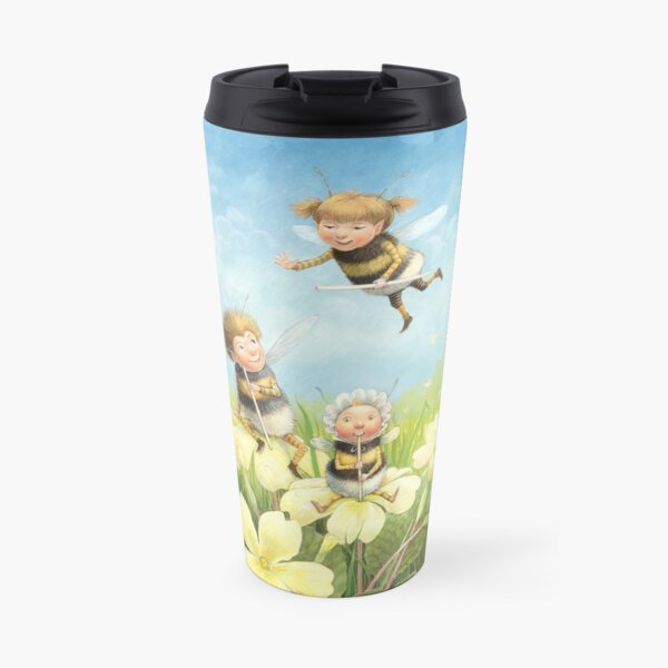 The Bimbles - Cute bee-pixie family Travel Mug