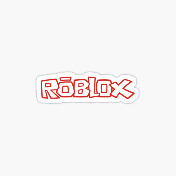 Roblox Logo Stickers Redbubble - roblox the movie logo