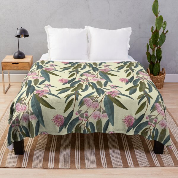 Item preview, Pink Australian eucalyptus designed and sold by Kate Vasilchenko Art & Design.