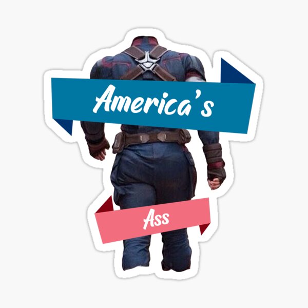 Americas Ass Pin, Marvel, Captain America, Backpack, Accessories