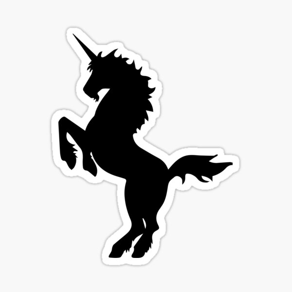 Unicorn Silhouette Sticker