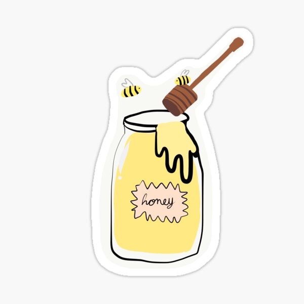 Honey Jar Stickers | Redbubble