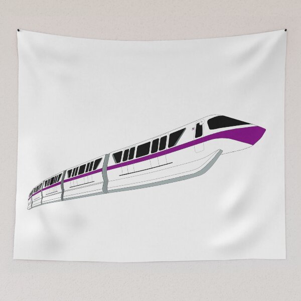 Item preview, Purple Monorail designed and sold by FandomTrading.