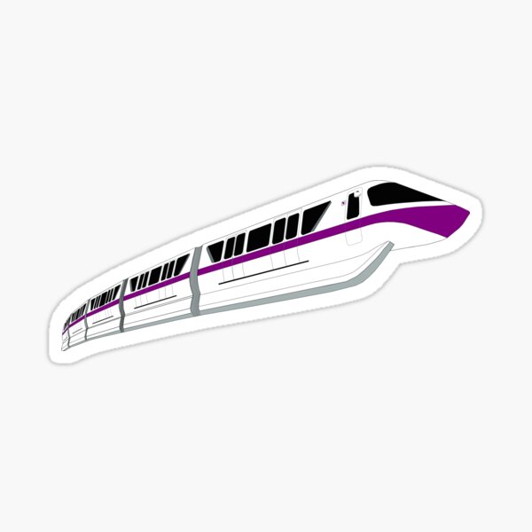 Item preview, Purple Monorail designed and sold by FandomTrading.