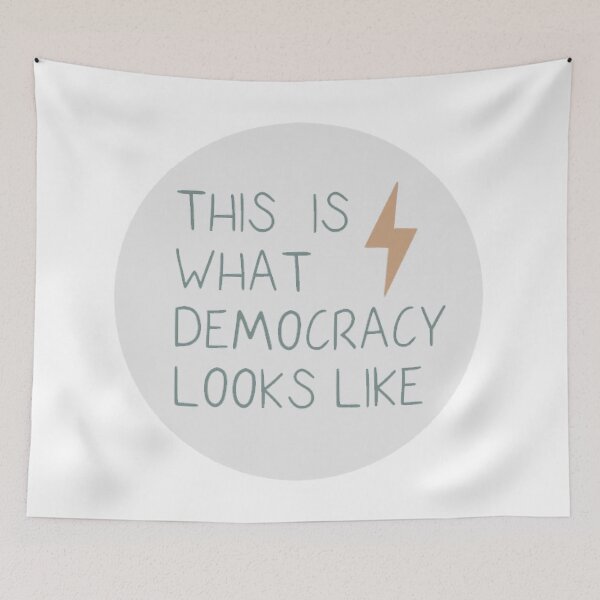 Item preview, "This Is What Democracy Looks Like" Climate Strike Inspired Design designed and sold by AdelinePurdy.