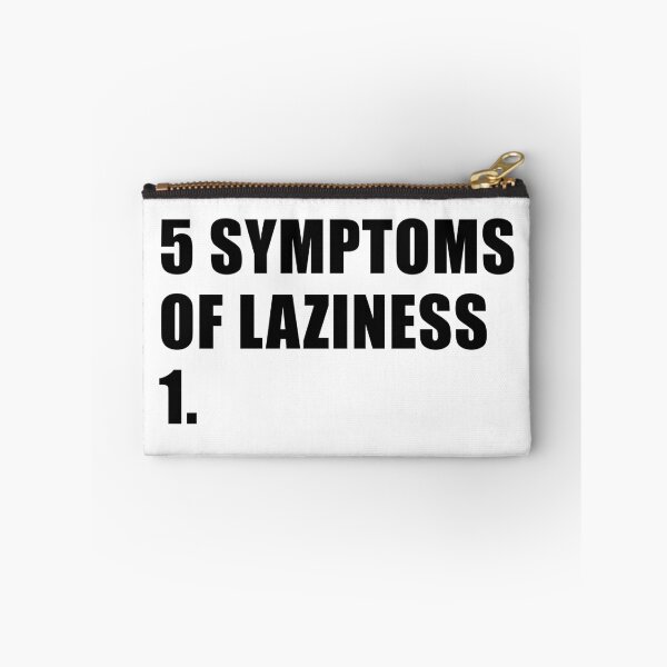 Item preview, 5 symptoms of laziness designed and sold by AsKartongs.