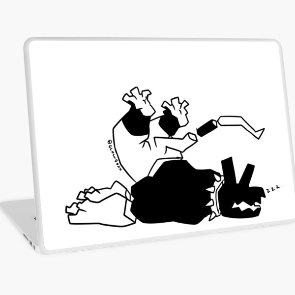 Sleepy Benson Laptop Skin