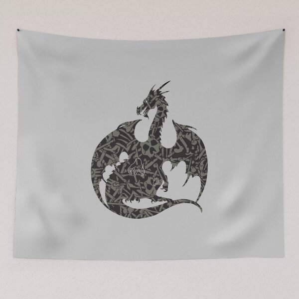 Item preview, Necromancy Dragon Silhouette designed and sold by ferinefire.