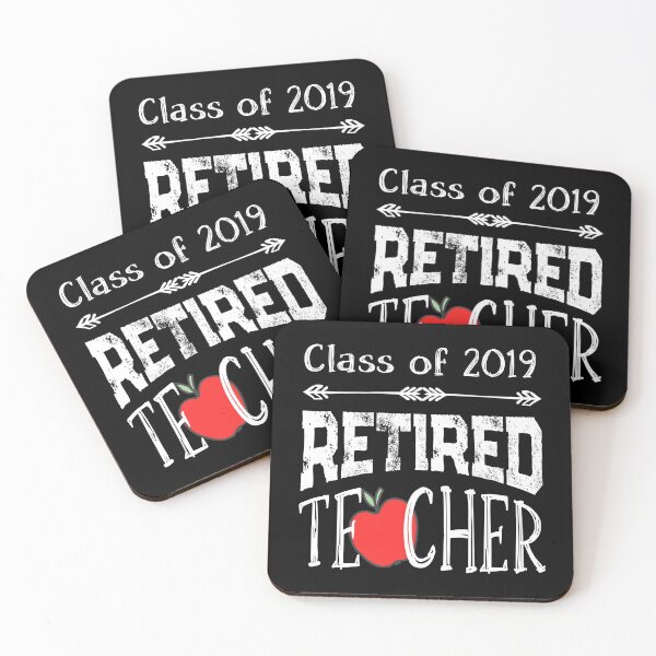 Item preview, Retired Teacher graphic Class Of 2019 Retirement Gift design designed and sold by CreatedByHeidi.