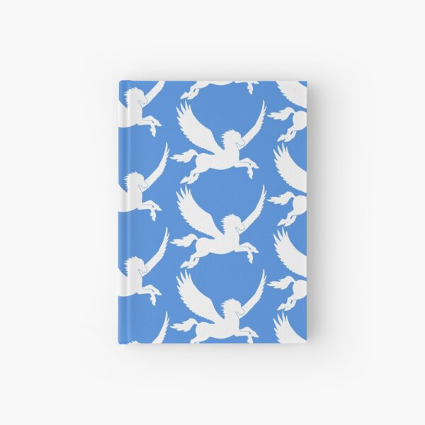 White Pegasus Silhouette Hardcover Journal