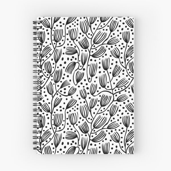 Item preview, Barkcloth Style Pattern - Black on White designed and sold by Artberry.