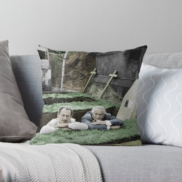 The Peter Cushing Cushion Throw Pillow for Sale by Daily Dalek