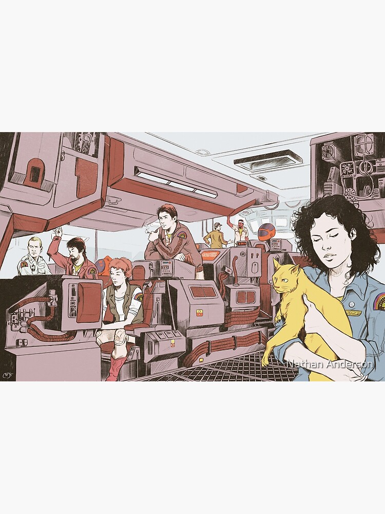 Aboard the Nostromo by deimos-remus