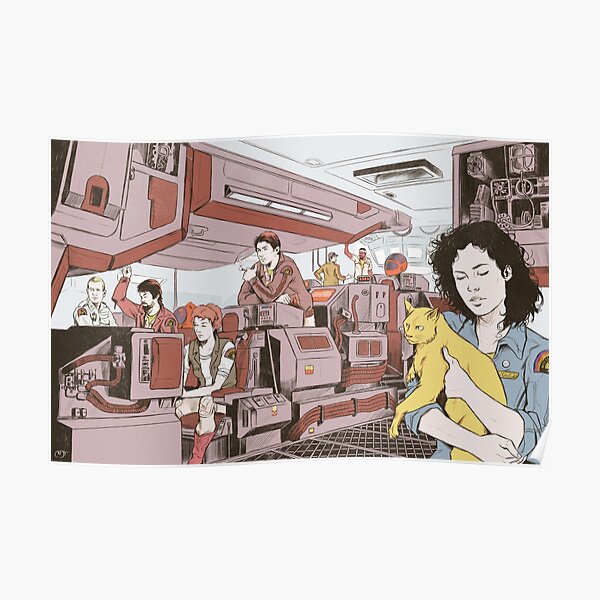 Aboard the Nostromo Poster