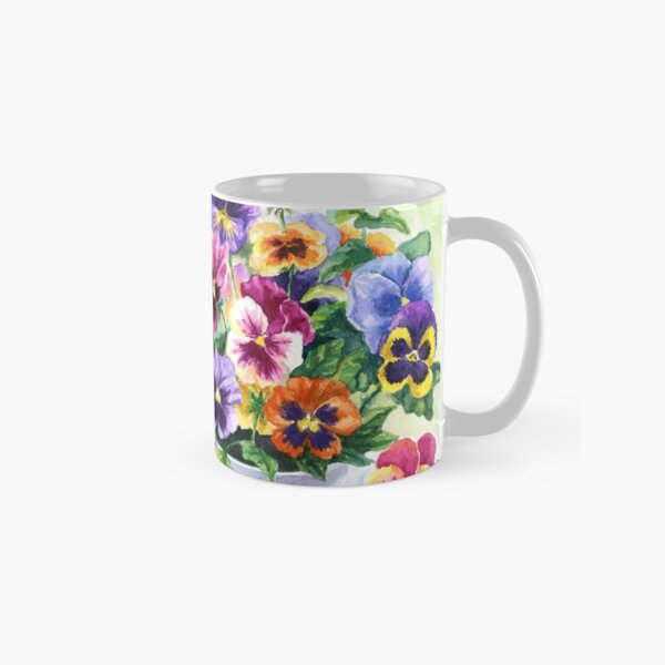 Item preview, Little Sip  - Chickadee with Pansies designed and sold by ferinefire.