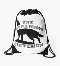 The companions of whiterun - Black Drawstring Bag