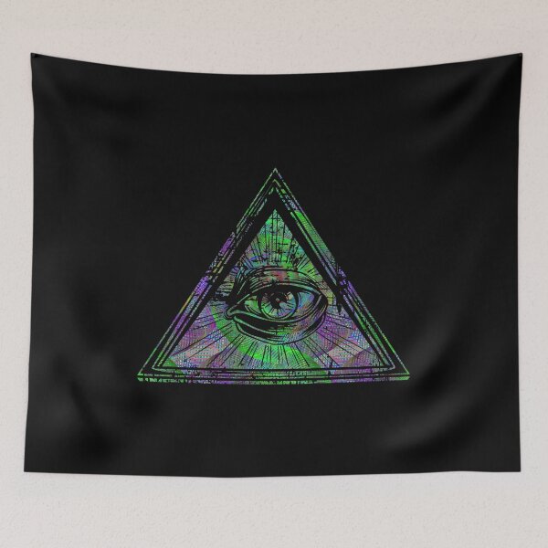 Item preview, Illuminati Eye of Providence Trippy Abstract Psychedelic Gift designed and sold by MintedFresh.