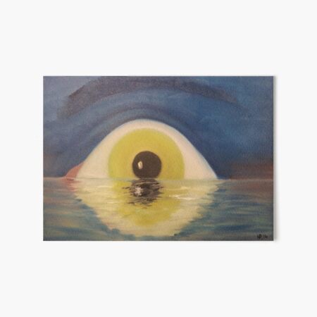 The rising eye Art Board Print