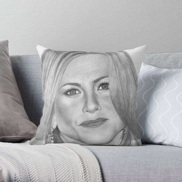 Jennifer Aniston Throw Pillow
