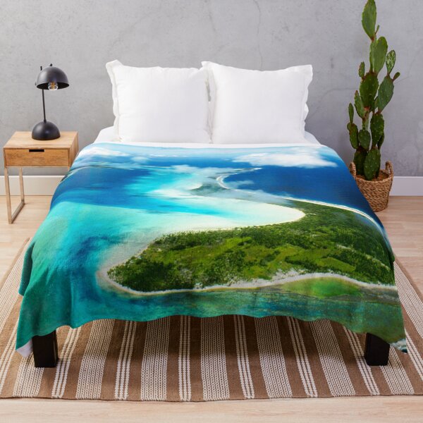 Item preview, French Polynesia Secluded, Secret Island: Aerial View Art Photo designed and sold by DEC02.