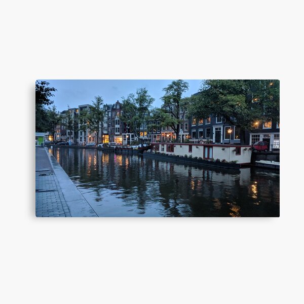 Amsterdam Canals Canvas Print