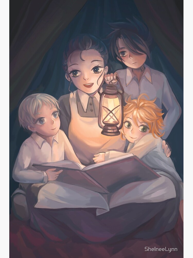 The Promised Neverland Emma Ray & Norman Characters | Art Board Print