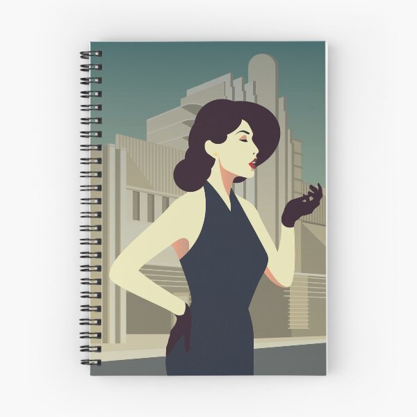 Item preview, Art Deco A Sleeper`s Retro Girl Posing By Metropolis Vintage Style designed and sold by 108dragons.