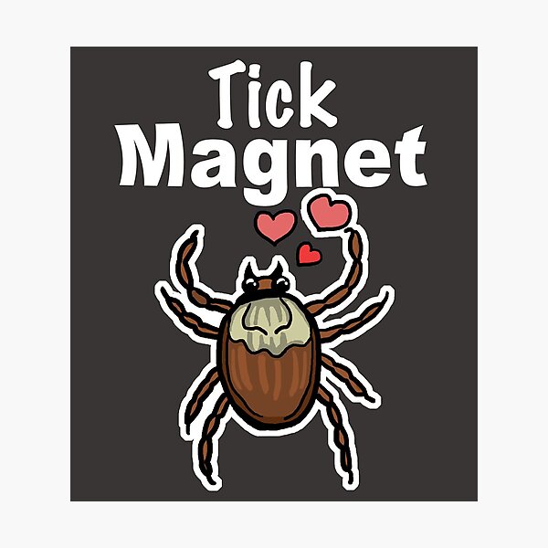 Tick Magnet Photographic Print
