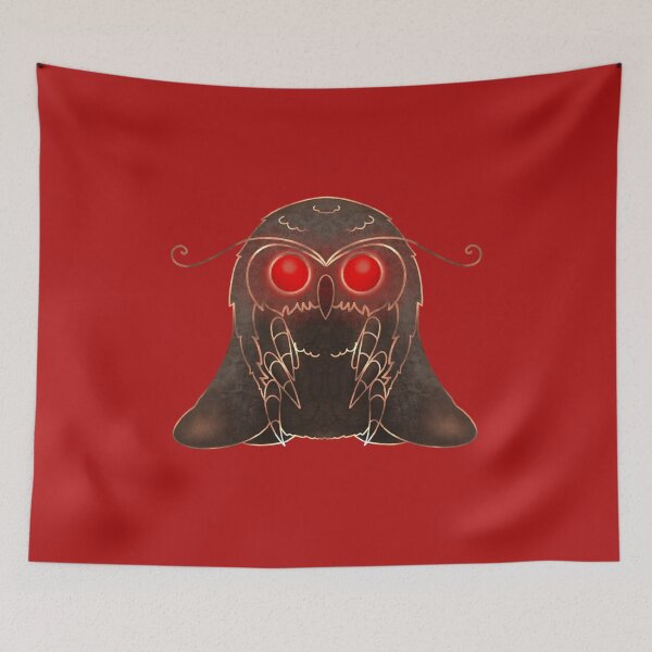 Item preview, Ruby-Eyed Golden Mothman designed and sold by Meowlentine.