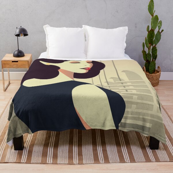 Item preview, Art Deco A Sleeper`s Retro Girl Posing By Metropolis Vintage Style designed and sold by 108dragons.
