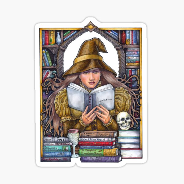 Good Reads Witch by Bobbie Berendson W. Sticker
