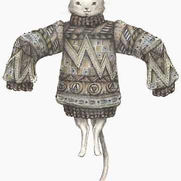 Artwork thumbnail, Sweater Puss T-Shirt by Brett Manning