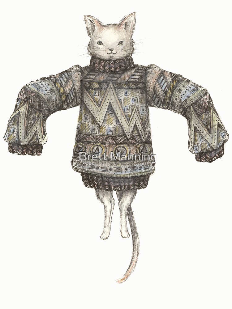 Thumbnail 7 of 7, Pullover Sweatshirt, Sweater Puss T-Shirt designed and sold by brettisagirl.