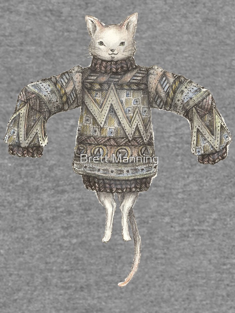 Thumbnail 5 of 5, Lightweight Sweatshirt, Sweater Puss T-Shirt designed and sold by brettisagirl.