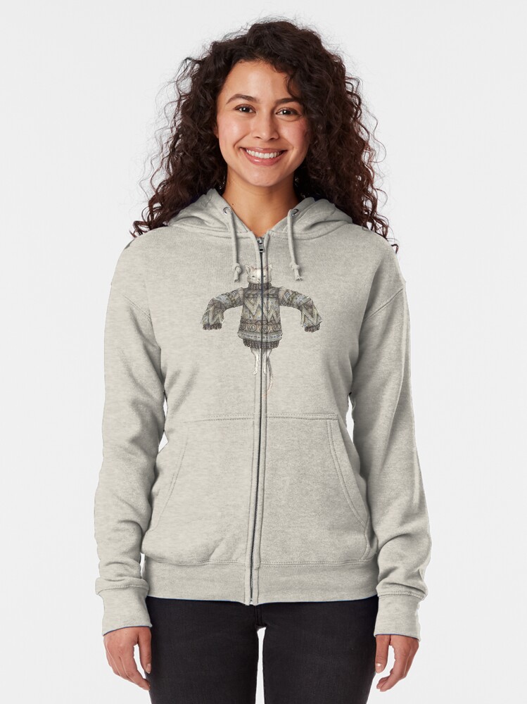 Thumbnail 2 of 5, Zipped Hoodie, Sweater Puss T-Shirt designed and sold by brettisagirl.