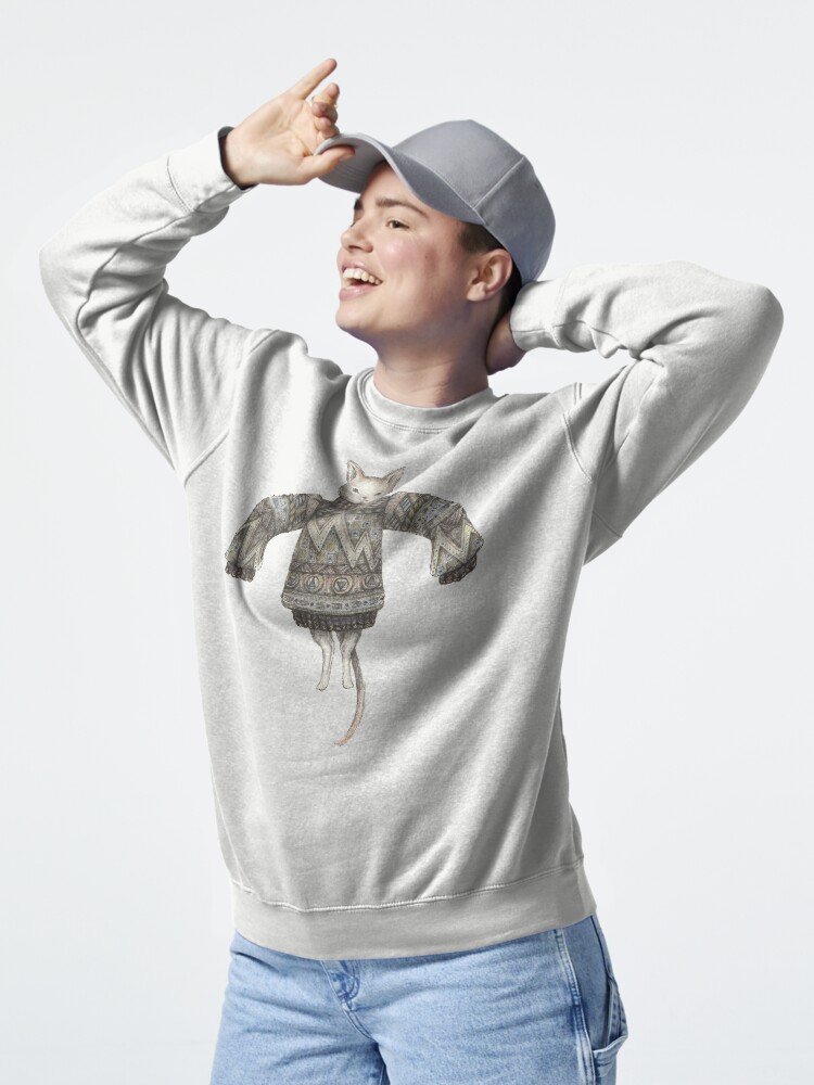 Thumbnail 5 of 7, Pullover Sweatshirt, Sweater Puss T-Shirt designed and sold by brettisagirl.
