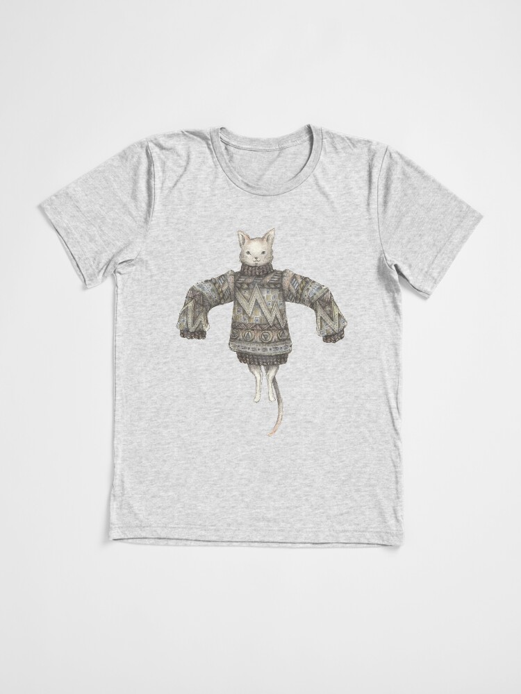 Thumbnail 3 of 7, Tri-blend T-Shirt, Sweater Puss T-Shirt designed and sold by brettisagirl.