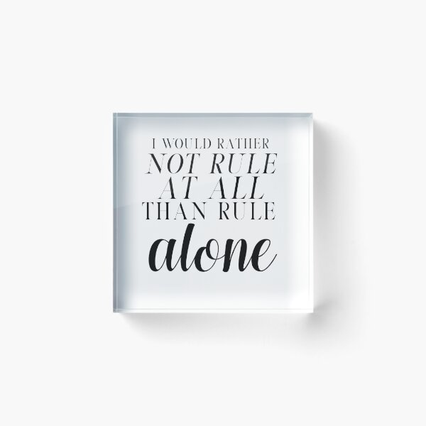 Item preview, Merlin-Inspired "Rule Alone" designed and sold by mulberrydragon.