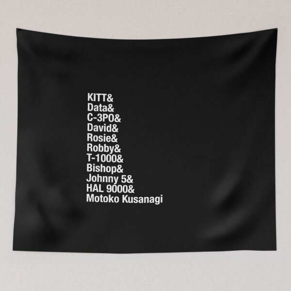 Item preview, Famous Fictional Robots List designed and sold by azule1.