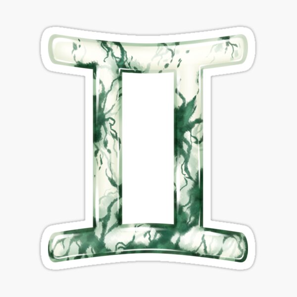Gemini Moss Agate Sticker