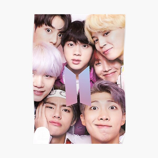 BTS Group PHOTO Case Poster ECT Selfie With Logo Poster