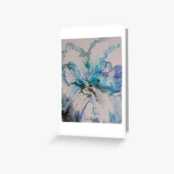 dutch pour - blossom Greeting Card