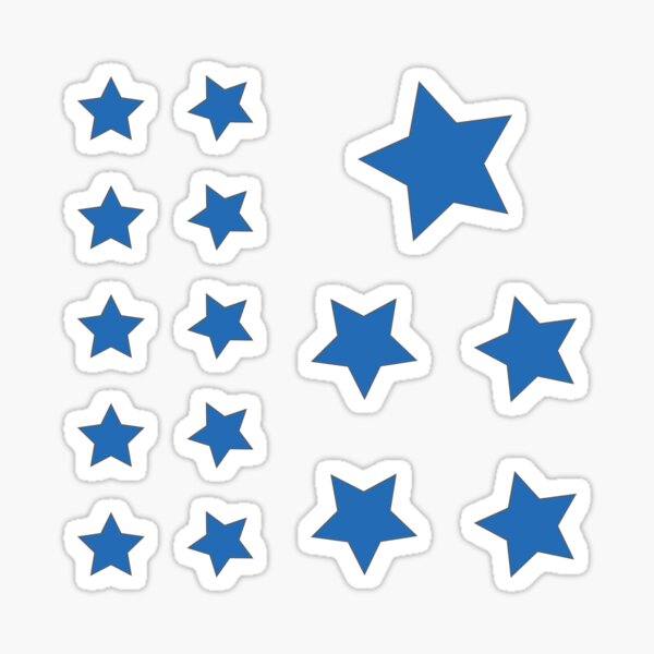 “Blue Star Sticker Pack” Sticker by The-Goods | Redbubble