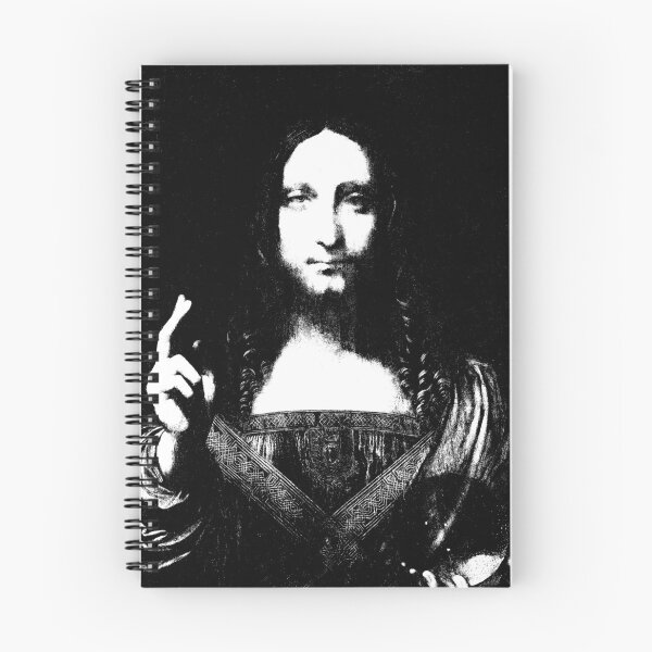 Item preview, Salvator Mundi by Leonardo da Vinci | Black and White Version designed and sold by Dator.